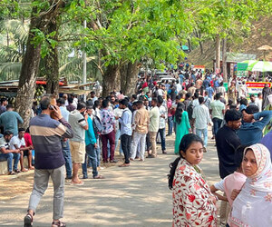 ঈদের ছুটিতে সাজেকে পর্যটকের ঢল