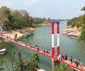 রাঙামাটিতে পর্যটকের ভিড় অব্যাহত